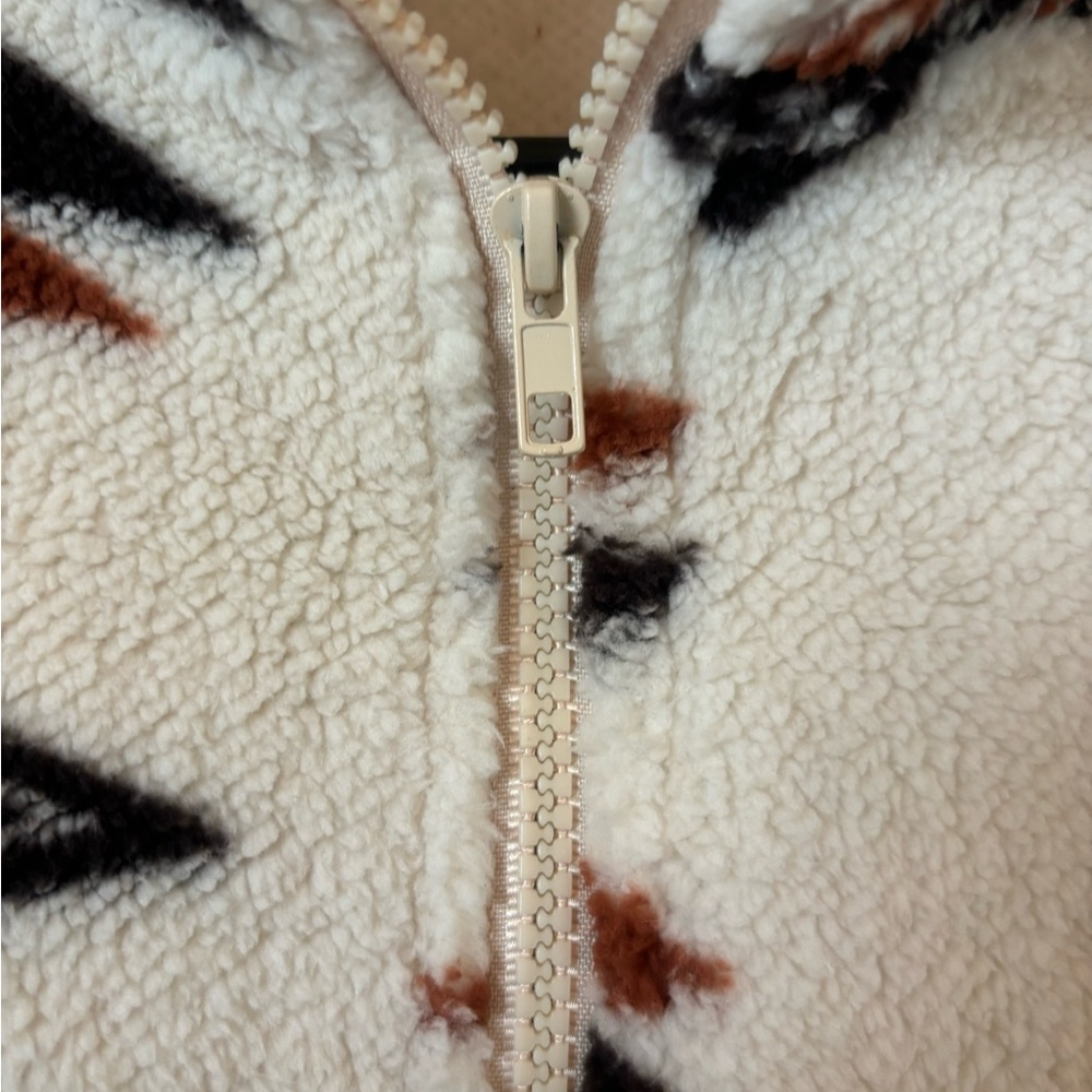 Aztec Patterned Fleece Jacket - Picture 2 of 5